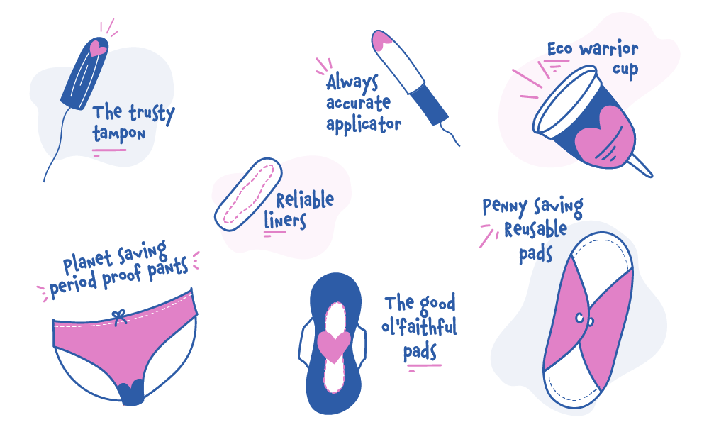 6 Types of Period Products: Know Your Options